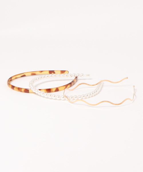 Fun & Daily（ファンアンドデイリー）の「F&D : 3セットミックスカチューシャ（カチューシャ・レディース・その他1/その他2/その他3・FREE）」の4枚目の写真