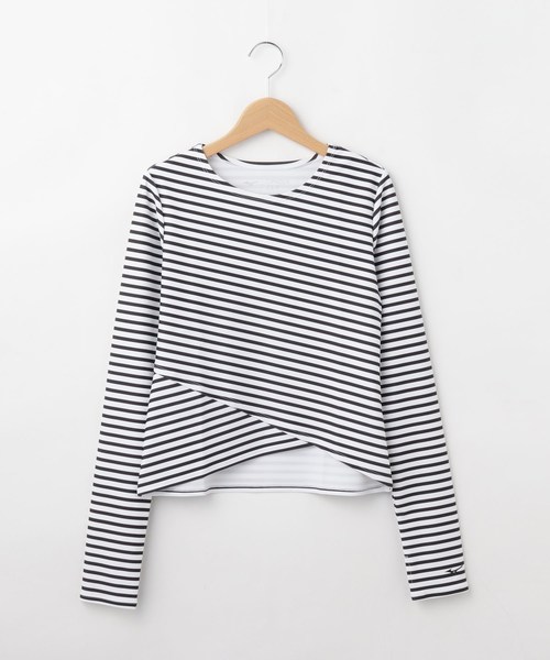 Mizuno Opaque Clip Opaque Clip オペークドットクリップ の水着 Opaque Clip オペークドットクリップ のファッション フロントスリットラッシュガード F37 02 を購入できます Opaque Clip フロントスリットラッシュガード 水着