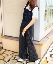 apres jour | おでかけフリルサロペ【ZOZOTOWN限定アイテム】【7AP】(サロペット/オーバーオール)