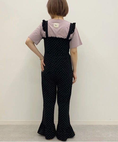 apres jour（アプレジュール）の「おでかけフリルサロペ【ZOZOTOWN限定アイテム】【7AP】（サロペット/オーバーオール・レディース・ブラック/オフホワイト/ピンクベージュ・SMALL/MEDIUM）」の18枚目の写真