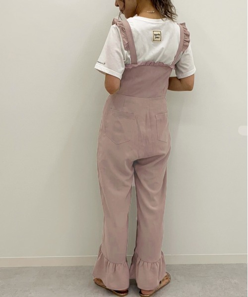 セール】おでかけフリルサロペ【ZOZOTOWN限定アイテム】【7AP