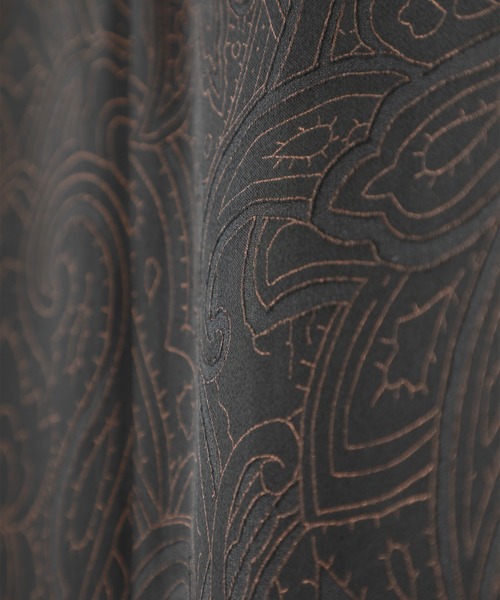 STUDIOUS（ステュディオス）の「【STUDIOUS】ジャカードガーディガンジャケット（ノーカラージャケット・メンズ・ブラック・2/3）」の8枚目の写真