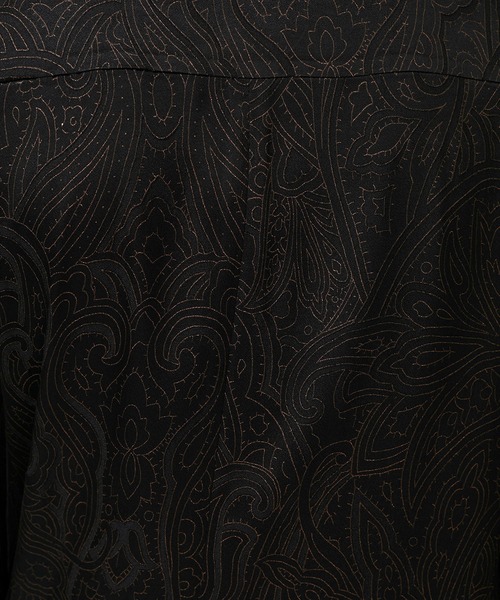 STUDIOUS（ステュディオス）の「【STUDIOUS】ジャカードガーディガンジャケット（ノーカラージャケット・メンズ・ブラック・2/3）」の16枚目の写真