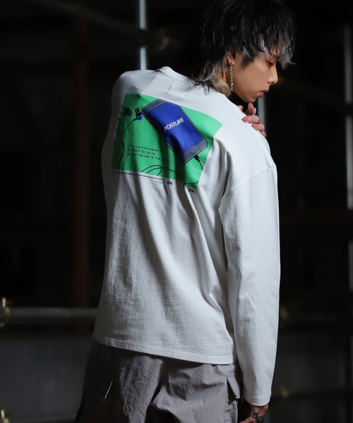 セール 21ss Usaコットン ビッグシルエット グラフィックプリントロンt Tシャツ カットソー G O C ジーオーシー のファッション通販 Zozotown