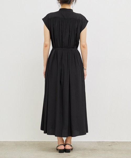 ADAM ET ROPE'（アダムエロペ）の「ギャザーフレアワンピース（ワンピース・レディース・ブラック/グリーン/ベージュ・FREE）」の19枚目の写真