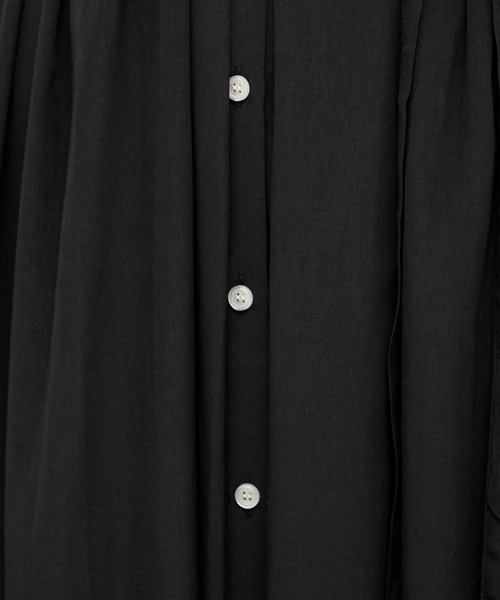 ADAM ET ROPE'（アダムエロペ）の「ギャザーフレアワンピース（ワンピース・レディース・ブラック/グリーン/ベージュ・FREE）」の16枚目の写真