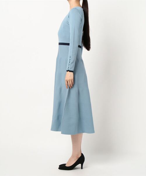 LANVIN en Bleu（ランバンオンブルー）の「フィットアンドフレアニット 