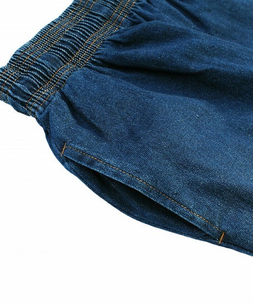 COOKMAN（クックマン）の「Cookman クックマン シェフパンツ イージーパンツ ワイドパンツ デニム（デニムパンツ・メンズ・ネイビー・MEDIUM/SMALL/LARGE）」の10枚目の写真