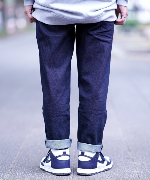 COOKMAN（クックマン）の「Cookman クックマン シェフパンツ イージーパンツ ワイドパンツ デニム（デニムパンツ・メンズ・ネイビー・MEDIUM/SMALL/LARGE）」の14枚目の写真