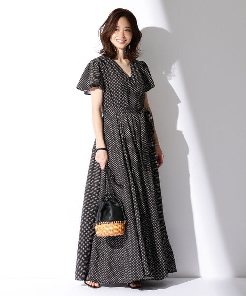 VIOLAd'ORO(ヴィオラドーロ)の「VIOLAd’ORO / レザーラタン バケツバッグ(かごバッグ・レディース・ブラック・ONE SIZE)」の4枚目の写真