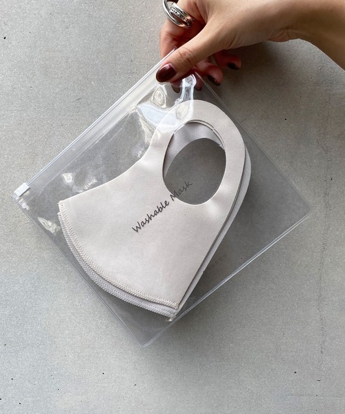 DouDou(ドゥドゥ)の「マスクセット(マスク・レディース・アイボリー/モカ/カーキ/ベージュ/グレー・FREE)」の2枚目の写真