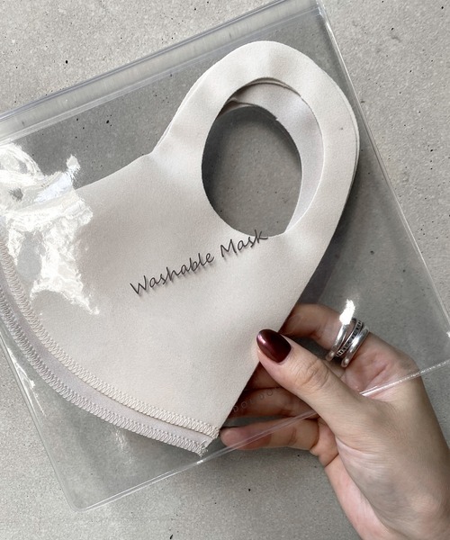 DouDou(ドゥドゥ)の「マスクセット(マスク・レディース・アイボリー/モカ/カーキ/ベージュ/グレー・FREE)」の17枚目の写真