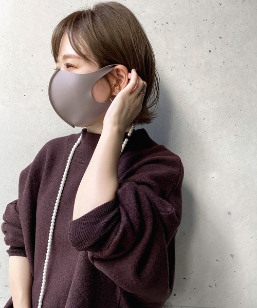 DouDou(ドゥドゥ)の「マスクセット(マスク・レディース・アイボリー/モカ/カーキ/ベージュ/グレー・FREE)」の18枚目の写真