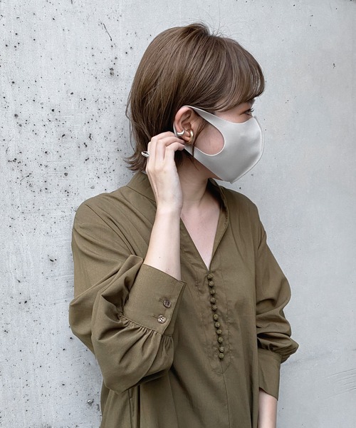 DouDou(ドゥドゥ)の「マスクセット(マスク・レディース・アイボリー/モカ/カーキ/ベージュ/グレー・FREE)」の20枚目の写真
