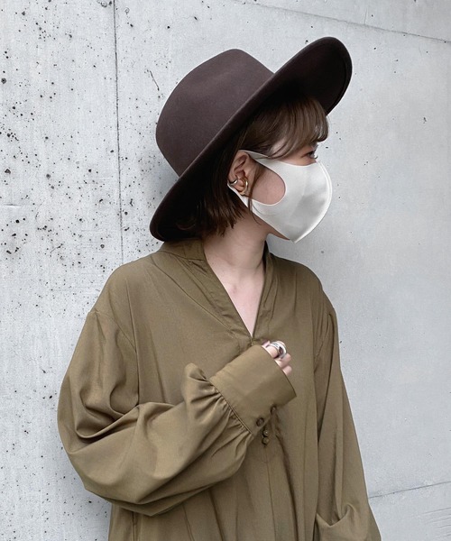DouDou(ドゥドゥ)の「マスクセット(マスク・レディース・アイボリー/モカ/カーキ/ベージュ/グレー・FREE)」の22枚目の写真