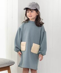apres les cours | WEB限定 ボアポケット裏シャギーワンピース(ワンピース)
