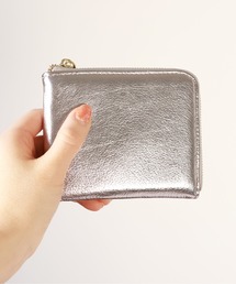 本革 L字ファスナー コンパクト ウォレット