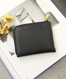 本革 L字ファスナー コンパクト ウォレット