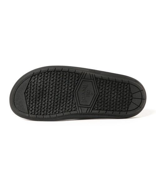  SLIPPER × BEAMS サンダル　クロコ　ブラック28 ISLAND SLIPPER（アイランドスリッパ）の「ISLAND SLIPPER