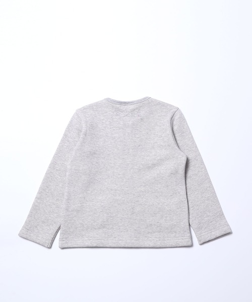 KP（ケーピー）の「裏毛ジップカーディガン(100-130cm)（カーディガン/ボレロ・キッズ・ピンク/ミント/杢グレー・110cm/100cm/120cm/130cm）」の5枚目の写真