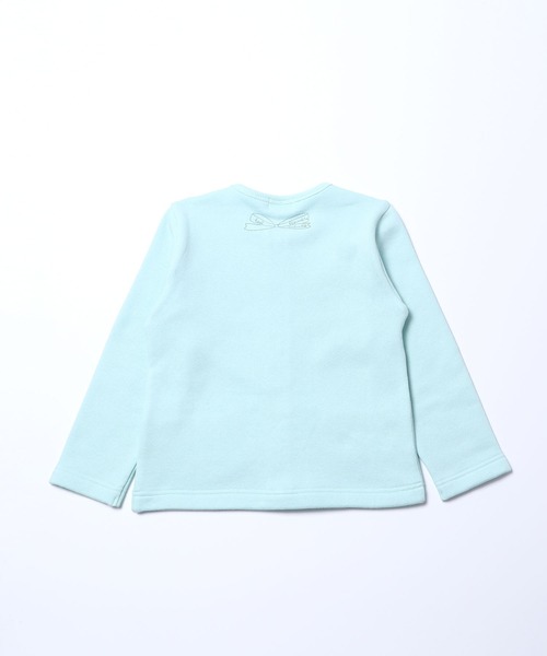 KP（ケーピー）の「裏毛ジップカーディガン(100-130cm)（カーディガン/ボレロ・キッズ・ピンク/ミント/杢グレー・110cm/100cm/120cm/130cm）」の6枚目の写真