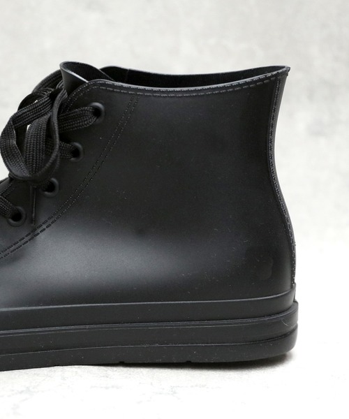 ８(eight)（エイト）の「防水防滑ハイカットレインスニーカー（スニーカー・メンズ・ブラック/ネイビー・MEDIUM/LARGE/X-LARGE/SMALL）」の19枚目の写真