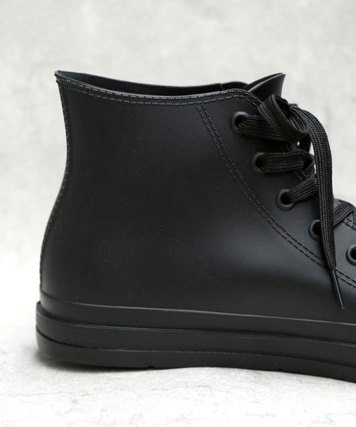 ８(eight)（エイト）の「防水防滑ハイカットレインスニーカー（スニーカー・メンズ・ブラック/ネイビー・MEDIUM/LARGE/X-LARGE/SMALL）」の22枚目の写真