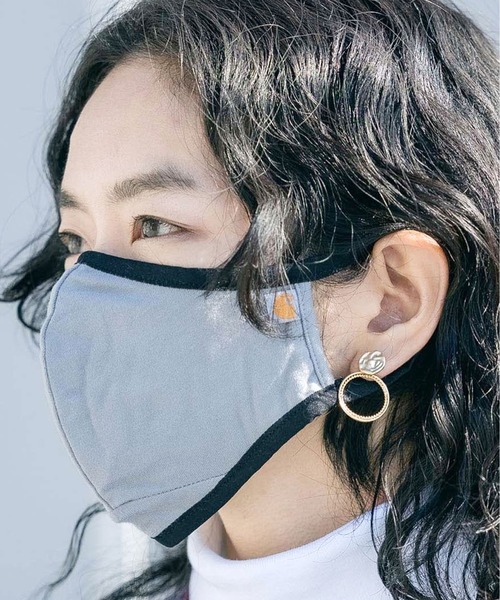 Carhartt（カーハート）の「carhartt/カーハート Face mask　マスク 洗えるマスク フェイスカバー（マスク・メンズ・ブラック/ブラウン/グレー・FREE）」の3枚目の写真