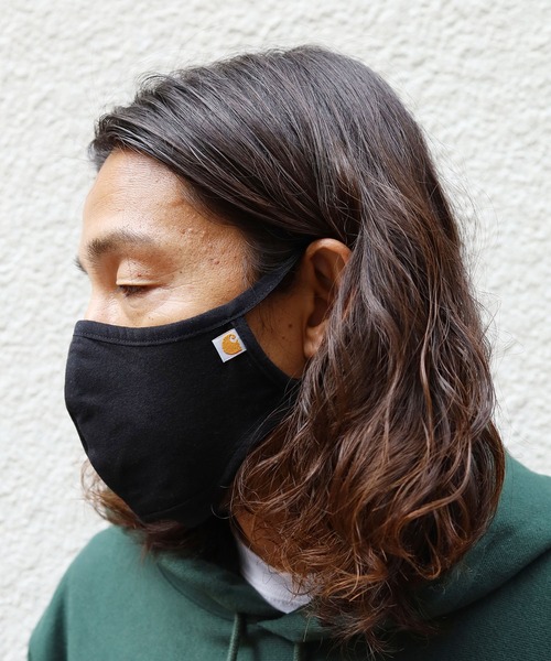 Carhartt（カーハート）の「carhartt/カーハート Face mask　マスク 洗えるマスク フェイスカバー（マスク・メンズ・ブラック/ブラウン/グレー・FREE）」の14枚目の写真