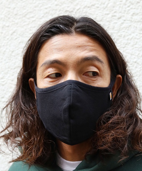 Carhartt（カーハート）の「carhartt/カーハート Face mask　マスク 洗えるマスク フェイスカバー（マスク・メンズ・ブラック/ブラウン/グレー・FREE）」の5枚目の写真