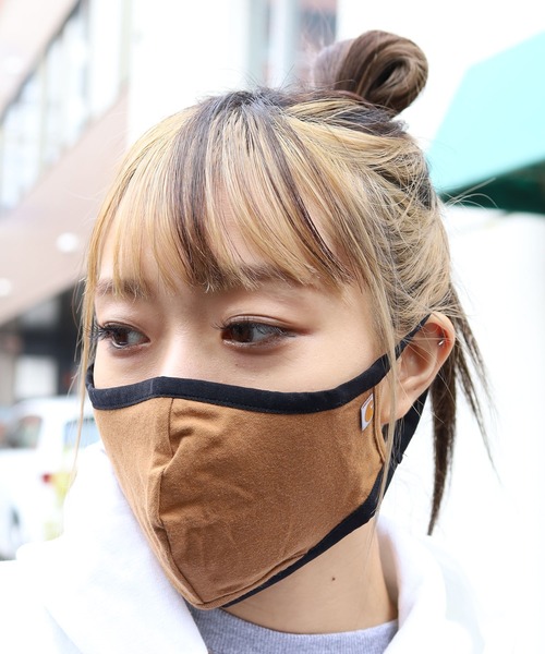 Carhartt（カーハート）の「carhartt/カーハート Face mask　マスク 洗えるマスク フェイスカバー（マスク・メンズ・ブラック/ブラウン/グレー・FREE）」の8枚目の写真