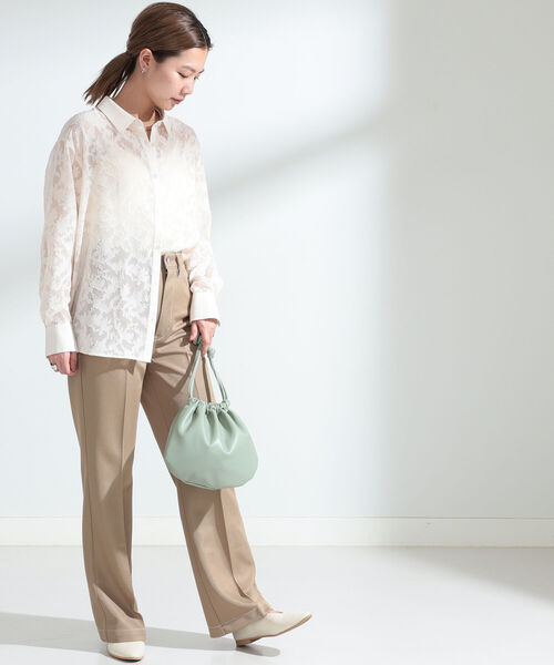 フミエタナカ　Ray BEAMS 別注　シアー2wayシャツ 最終値下げ】フミエタナカ×Ray BEAMS/別注 シアー2Wayシャツ