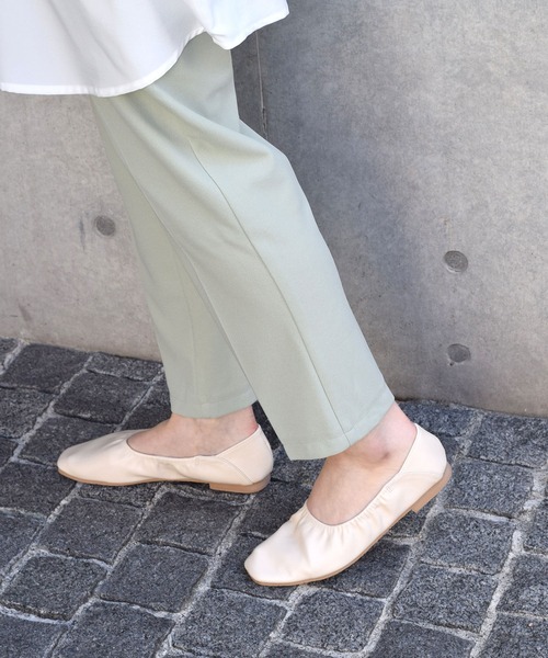 W シューズ W 2wayギャザーパンプス バレエシューズ Closet ダブルクローゼット のファッション