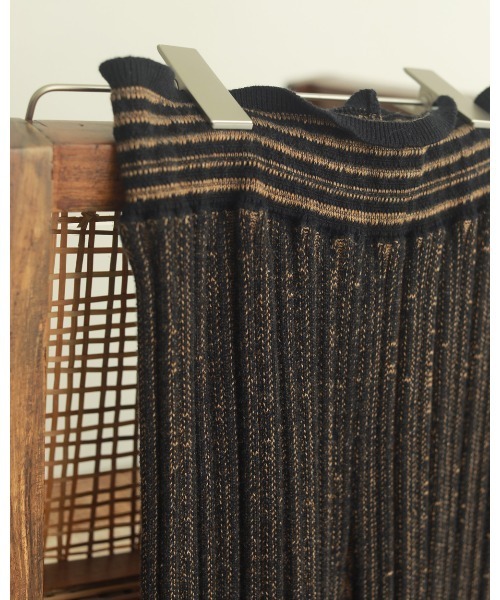 TODAYFUL（トゥデイフル）の「ランダムリムニットパンツ（その他パンツ・レディース・キナリ/ブラック・36inch/38inch）」の9枚目の写真