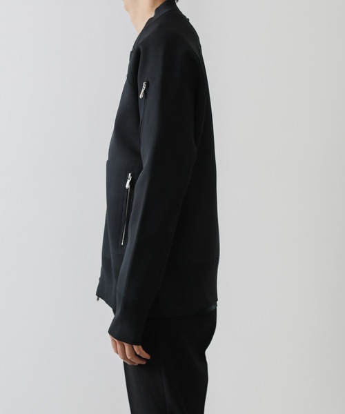 ATTACHMENT（アタッチメント）の「PE KNIT MA-1（MA-1・メンズ・ライトグレー/ブラック/ダークグリーン・1/2/3）」の11枚目の写真