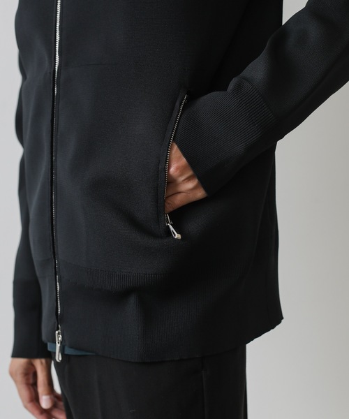 ATTACHMENT（アタッチメント）の「PE KNIT MA-1（MA-1・メンズ・ライトグレー/ブラック/ダークグリーン・1/2/3）」の8枚目の写真