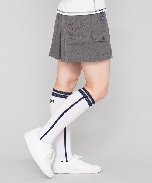 FILA(フィラ)の「【FILA GOLF/フィラゴルフ】ボックスプリーツ デザインスカート(スカート・レディース・グレー/ネイビー・M/S/LL/L)」の21枚目の写真