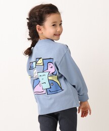 THE SHOP TK （ザ ショップ ティーケー ）の「◆【WEB限定】MarkGonzales/マークゴンザレス別注バックプリントロングTシャツ（Tシャツ/カットソー・キッズ）」