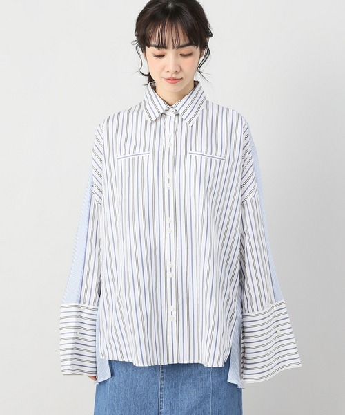 RITO（リト）の「【RIT/リト】 カスタマイズロングシャツ（シャツ/ブラウス・レディース・ブルー・FREE）」の14枚目の写真