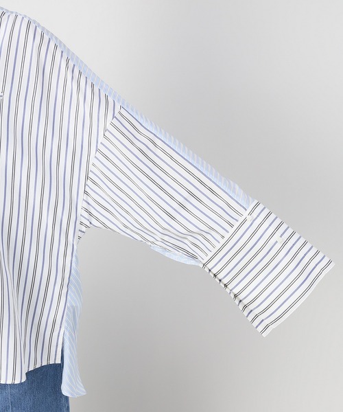 RITO（リト）の「【RIT/リト】 カスタマイズロングシャツ（シャツ/ブラウス・レディース・ブルー・FREE）」の6枚目の写真