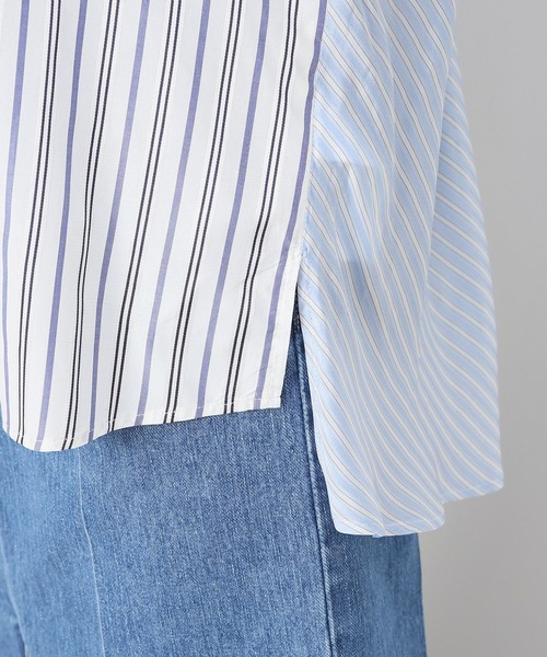 RITO（リト）の「【RIT/リト】 カスタマイズロングシャツ（シャツ/ブラウス・レディース・ブルー・FREE）」の13枚目の写真