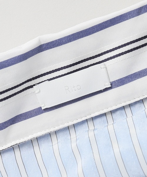 RITO（リト）の「【RIT/リト】 カスタマイズロングシャツ（シャツ/ブラウス・レディース・ブルー・FREE）」の7枚目の写真