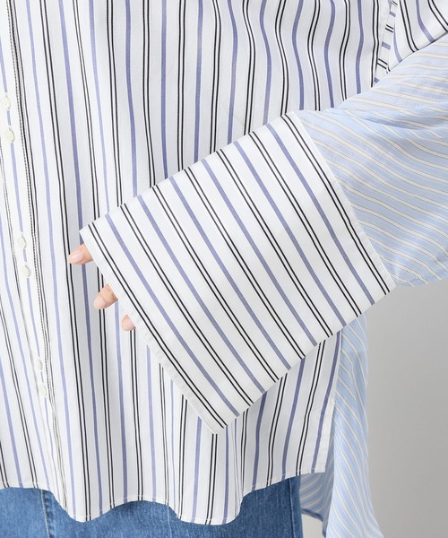 RITO（リト）の「【RIT/リト】 カスタマイズロングシャツ（シャツ/ブラウス・レディース・ブルー・FREE）」の17枚目の写真