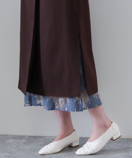 archives（アルシーヴ）の「ロングトレンチコート（トレンチコート・レディース・ベージュ/ブラウン/グレイッシュベージュ・MEDIUM）」の18枚目の写真