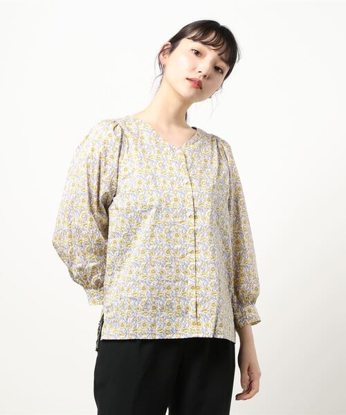 Techichi - リバティブラウス LIBERTY. - 43 テチチ Techichi LIBERTY リバティ 花柄 ブラウス