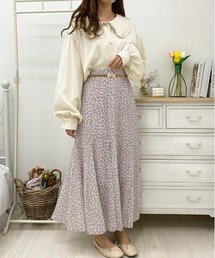 花柄マーメイドスカート【ZOZOTOWN限定アイテム】