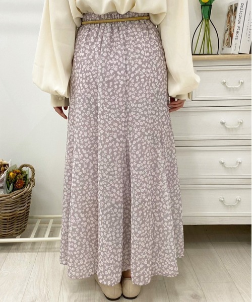 apres jour（アプレジュール）の「花柄マーメイドスカート【ZOZOTOWN限定アイテム】（スカート・レディース・ミント/サックスブルー/ラベンダー/アイボリー/ブラック/モカ・X-LARGE/フリー）」の11枚目の写真