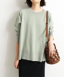 SLOBE IENA | 総針クルーネックプルオーバー【手洗い可能】◆(ニット/セーター)