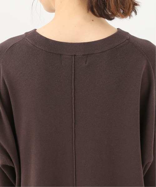 SLOBE IENA（スローブイエナ）の「総針クルーネックプルオーバー【手洗い可能】◆（ニット/セーター・レディース・アイボリー/ベージュ/グリーン/ブラウン・FREE）」の7枚目の写真