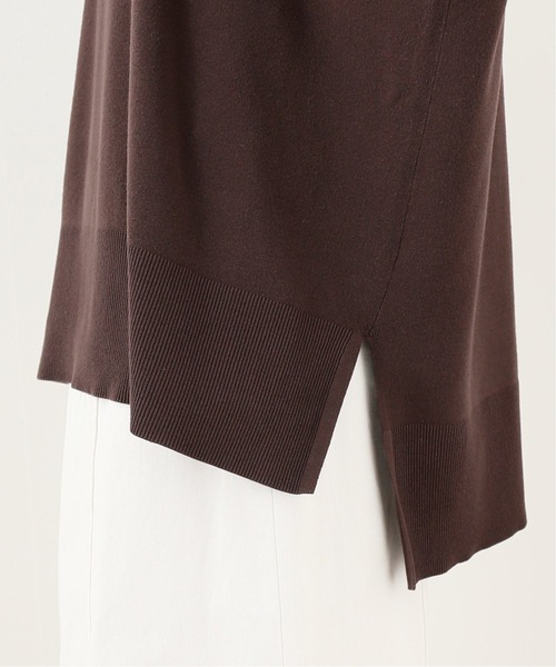 SLOBE IENA（スローブイエナ）の「総針クルーネックプルオーバー【手洗い可能】◆（ニット/セーター・レディース・アイボリー/ベージュ/グリーン/ブラウン・FREE）」の19枚目の写真